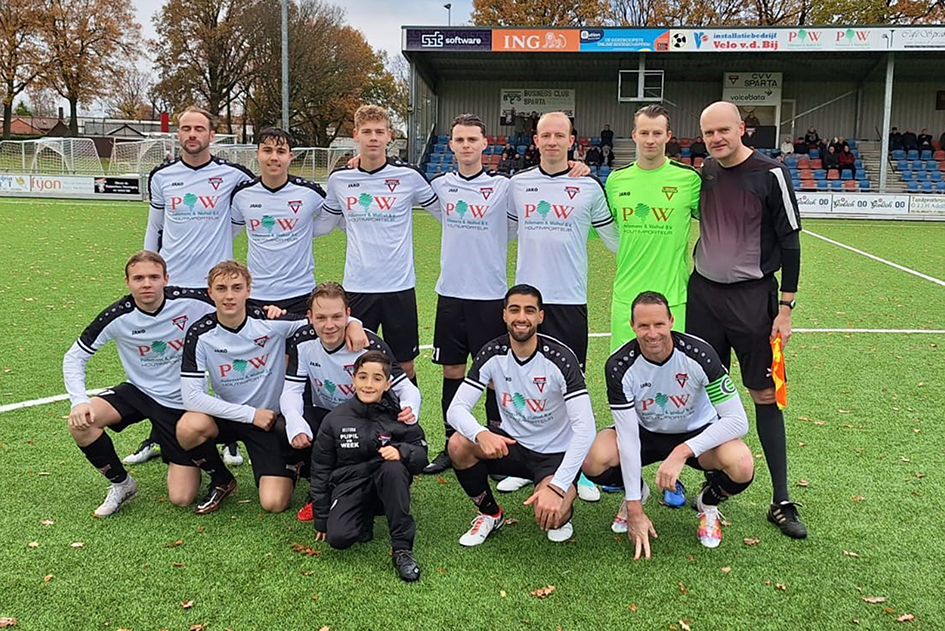 Sterk Sparta wint ruim van Stevo