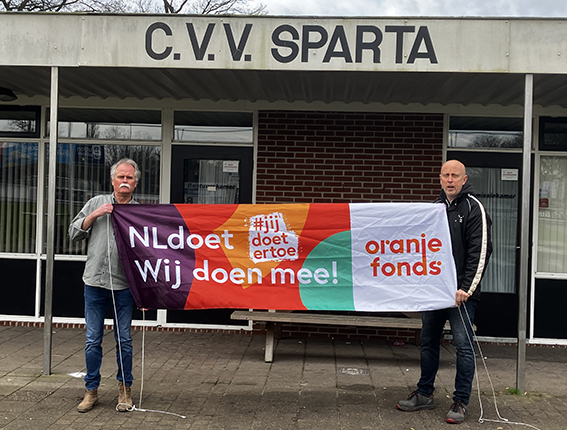 Geslaagde NL DOET-ACTIE bij Sparta