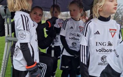 De meiden van MO8-1 winnen weer!